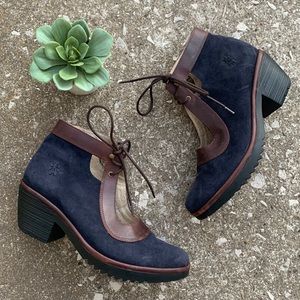 Fly London Yust Tall Wedge Heel Boots 